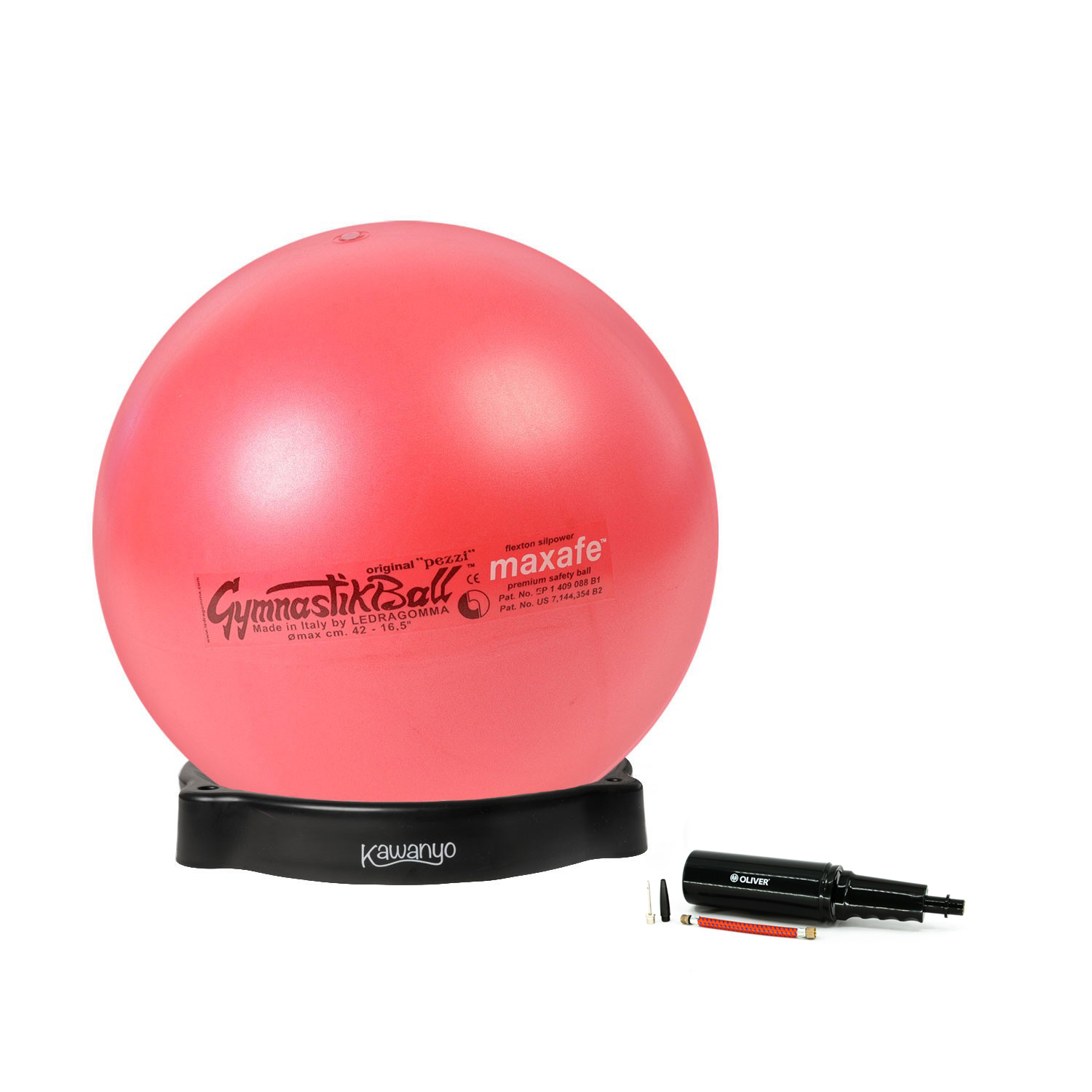 Original Pezzi® Gymnastikball MAXAFE m. Ballschale u. Pumpe