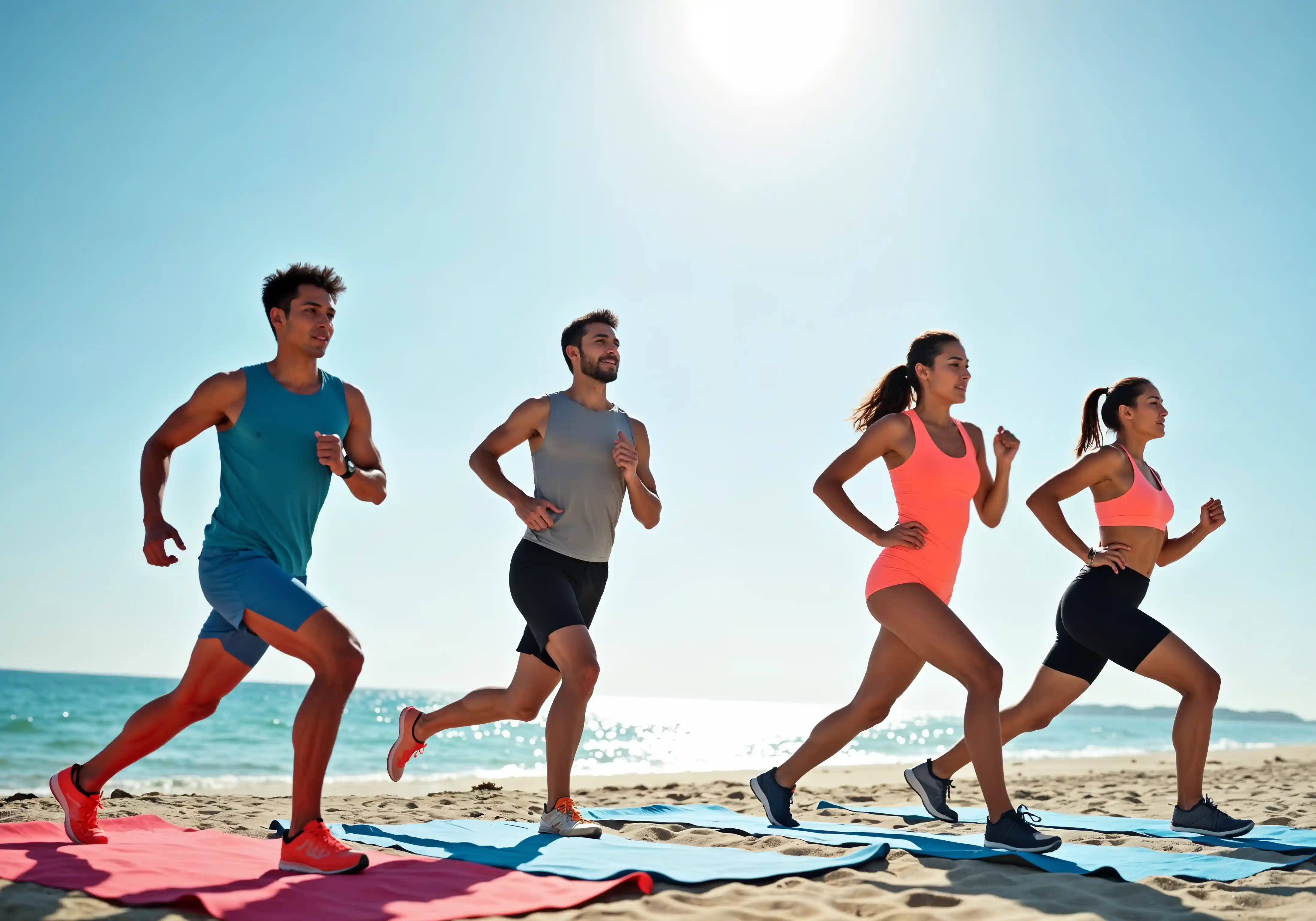Yoga am Strand