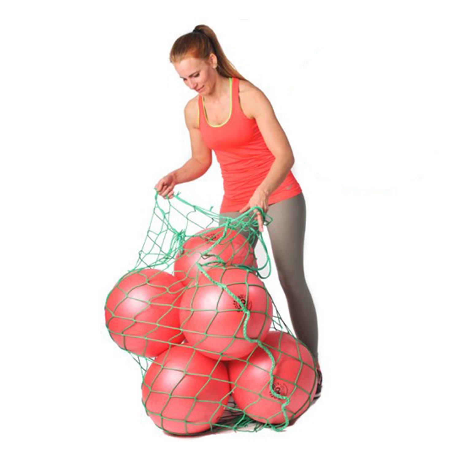 6x Original Pezzi® Soffball MAXAFE 40cm mit Ballnetz