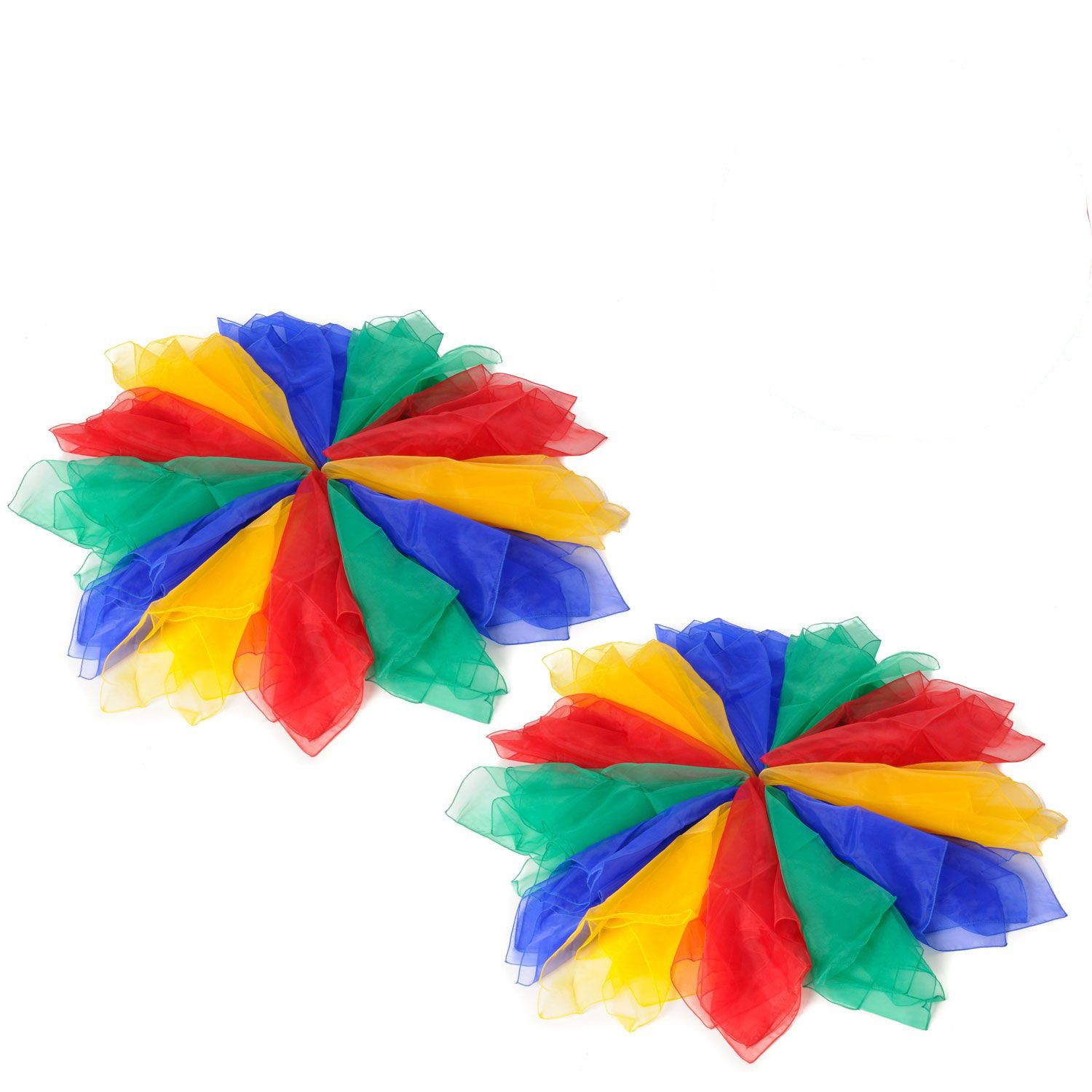 24 Kawanyo Jonglier- und Tanztücher BASIC 65x65cm