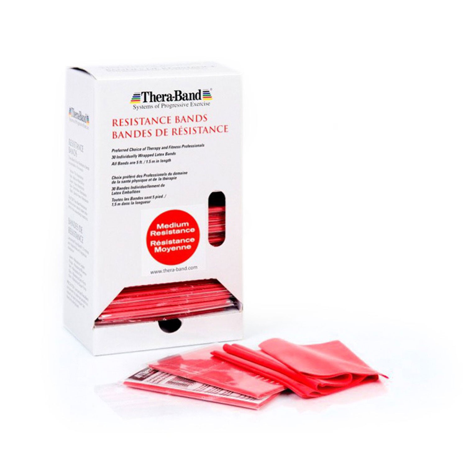 Thera-Band Dispenser Box: 30 Bänder à 1,5 m